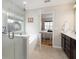 Bright bathroom with a soaking tub, shower, and updated vanity with under-mount sink at 4953 W Liberty Park Cir, North Charleston, SC 29405
