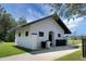 A well-maintained white brick restroom building within the community area; functional and convenient for residents at 508 Glady Rd, Moncks Corner, SC 29461
