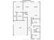 Detailed floor plan of the house layout, including room dimensions and closet locations at 611 Grassy Hill Rd, Summerville, SC 29483