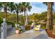 Relax on the outdoor patio with comfortable seating and lush greenery at 630 Cain Dr, Mount Pleasant, SC 29464