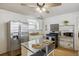 Efficient kitchen with stainless steel appliances and a central island perfect for meal preparation at 647 Ellis St, Mount Pleasant, SC 29464