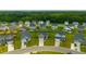 Aerial view of homes in a verdant residential community with mature trees at 716 Mcroy St, Moncks Corner, SC 29461