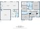 Detailed floor plan showcasing the layout of the home's two floors, dimensions, and room locations at 716 Mcroy St, Moncks Corner, SC 29461