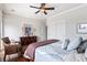 Inviting bedroom with a decorative dresser, comfortable chair, and a calming atmosphere at 8964 Palmetto Rd, Edisto Island, SC 29438