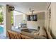 Inviting outdoor lounge area with a mounted television and comfortable seating at 924 Mciver St, Mount Pleasant, SC 29464