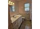 Bathroom features tile floor, vanity, and decorative mirror at 101 Brittany Ct, Summerville, SC 29485