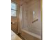 Full bathroom with shower and tub combination, vanity, and wainscotting at 101 Brittany Ct, Summerville, SC 29485
