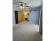 Spacious bedroom with carpet, ceiling fan, and a vanity at 101 Brittany Ct, Summerville, SC 29485