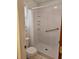 Shower features shelving and safety bar at 101 Brittany Ct, Summerville, SC 29485