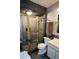 Modern bathroom with a sleek tiled shower and contemporary fixtures, offering a spa-like experience at 1039 Grand Concourse St, Charleston, SC 29412