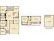 Detailed floor plan showcasing the layout of the home, including bedrooms, living spaces, and garage at 108 Orchard Blossom Ln, Summerville, SC 29485