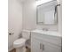 Cozy powder room with toilet and vanity at 110 Yorkshire Dr, Summerville, SC 29483
