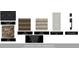Upgraded exterior color scheme features architectural shingles, stone, siding, shakes, and black front door hardware at 111 Augusta Pass Dr, Ridgeville, SC 29472