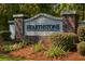 Landscaped entrance to Hearthstone Community creates a welcoming feel to the neighborhood at 113 Rockdale Ln, Goose Creek, SC 29445