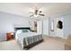 Spacious main bedroom with a ceiling fan and neutral carpet at 113 Surrey Dr, Summerville, SC 29486