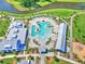 Aerial view of a stunning community pool and amenities, perfect for relaxation and recreation at 115 Winding Branch Dr, Summerville, SC 29486