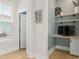 Efficient office nook with a built-in desk and shelving perfect for a home workspace at 115 Winding Branch Dr, Summerville, SC 29486