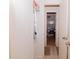 Hallway with an open door leading to a bedroom at 1211 Meadow Park Ln # B, Mount Pleasant, SC 29464