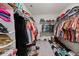 Spacious walk-in closet with shelving and hanging racks for ample storage space at 123 Lyra Ln, Summerville, SC 29486