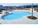 The community pool is large and inviting with interesting areas for wading, swimming, and enjoying the warm weather at 135 Cypress Preserve Blvd, Moncks Corner, SC 29461