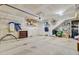 Spacious garage with ample storage space and a clean concrete floor, ready for your vehicles and projects at 135 Cypress Preserve Blvd, Moncks Corner, SC 29461