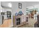 Cozy living space with cabinet storage that flows into the kitchen area at 1351 Winifred St, Mount Pleasant, SC 29464