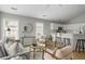 Open-concept living area featuring barstool seating, modern furnishings, and natural light from multiple windows at 1420 Wellesley Cir, Mount Pleasant, SC 29466