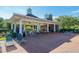 Spacious brick pavilion with seating, perfect for outdoor gatherings and community events at 1420 Wellesley Cir, Mount Pleasant, SC 29466