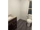Bathroom featuring a modern vanity, toilet, and sleek flooring at 1488 Remount Rd, North Charleston, SC 29406
