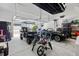 Spacious garage with a golf cart, classic car, and ample storage for recreational equipment at 1535 Low Pk St, Mount Pleasant, SC 29464