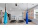 Fun recreation room with mini-trampolines, rock wall, and aerial silks at 1535 Low Pk St, Mount Pleasant, SC 29464