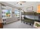 Inviting bedroom featuring a bunk bed, neutral walls, two windows allowing natural light and complementing carpet at 154 Calm Water Way, Summerville, SC 29486