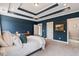 Large main bedroom with trey ceiling and entry to bathroom at 154 Calm Water Way, Summerville, SC 29486