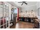 Bright home office with built-in desks, stylish decor, and ample natural light at 154 Calm Water Way, Summerville, SC 29486