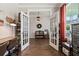 Bright home office with built-in desks, stylish decor, and ample natural light at 154 Calm Water Way, Summerville, SC 29486