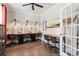 Bright home office with built-in desks, stylish decor, and ample natural light at 154 Calm Water Way, Summerville, SC 29486