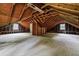 Unfinished attic space that offers potential for storage, renovation, or customized use at 162 Whippoorwill Dr, Summerville, SC 29483