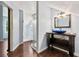 Updated bathroom with a modern sink and a walk in shower at 162 Whippoorwill Dr, Summerville, SC 29483