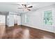 Bedroom with natural light from dual windows and a sliding barn door to the walk-in closet at 162 Whippoorwill Dr, Summerville, SC 29483