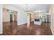 Open concept kitchen with stainless steel appliances and a center island offering room for dining at 162 Whippoorwill Dr, Summerville, SC 29483