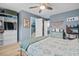 Bedroom with walk-in closet and views to the en-suite bathroom and additional closet space at 1713 Boone Hall Dr # 1082, Charleston, SC 29407