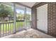 Relaxing screened porch overlooking the yard at 1713 Boone Hall Dr # 1082, Charleston, SC 29407