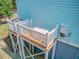 Exterior view of generator and HVAC unit located on the side of the home at 18 Tupelo Trl, Edisto Island, SC 29438