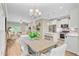 Bright, open floorplan with a seamless flow between living, dining, and kitchen areas at 18 Tupelo Trl, Edisto Island, SC 29438