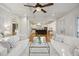 Open-concept living room with modern finishes, seamlessly connected to the kitchen at 2206 Weepoolow Trl, Charleston, SC 29407