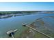 Beautiful waterfront location with private docks extending into the waterway at 2621 Anchor Watch Dr, Wadmalaw Island, SC 29487