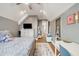 Bedroom with a soft bed, bright light, and modern décor at 2621 Anchor Watch Dr, Wadmalaw Island, SC 29487