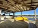 A private dock with a boat lift and kayak storage, offering easy access to the beautiful river at 2621 Anchor Watch Dr, Wadmalaw Island, SC 29487