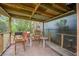 Comfortable back porch area perfect for outdoor gatherings and relaxation at 2702 Decatur St, North Charleston, SC 29405