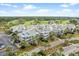Scenic aerial view of golf course community with landscaped streets at 2942 Atrium Villa Dr # 42, Johns Island, SC 29455